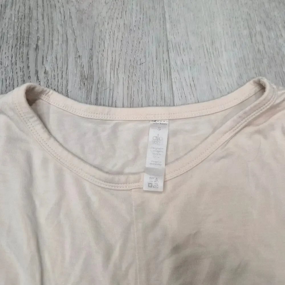Alo Yoga Beige Tank Top Size Small